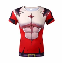 Free shipping, 2016 new brand dragonball digital printing breathable quick-drying men and women t-shirts wholesale and retail