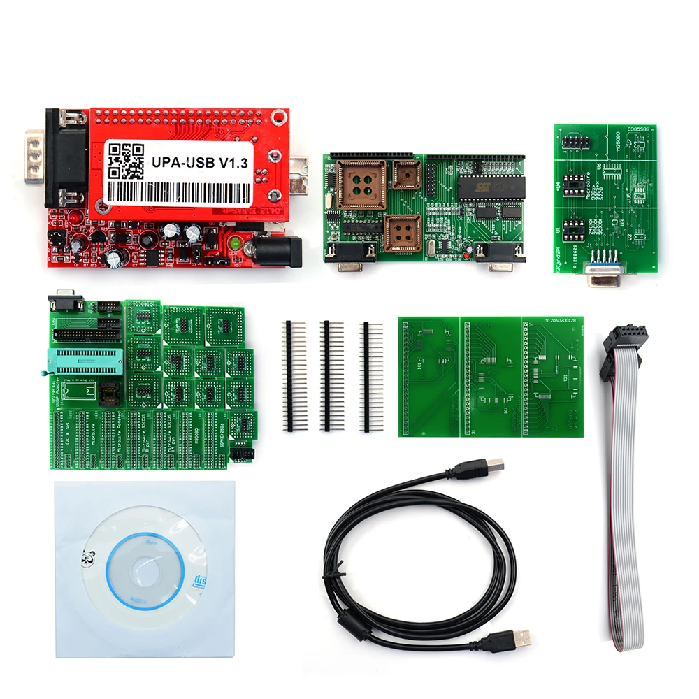 

2018 New UPA USB Programmer V1.3 with full adapters Main Unit UPA-USB 1.3 UPA USB V1.3 ECU Chip Tunning OBD2 Diagnostic-Tool