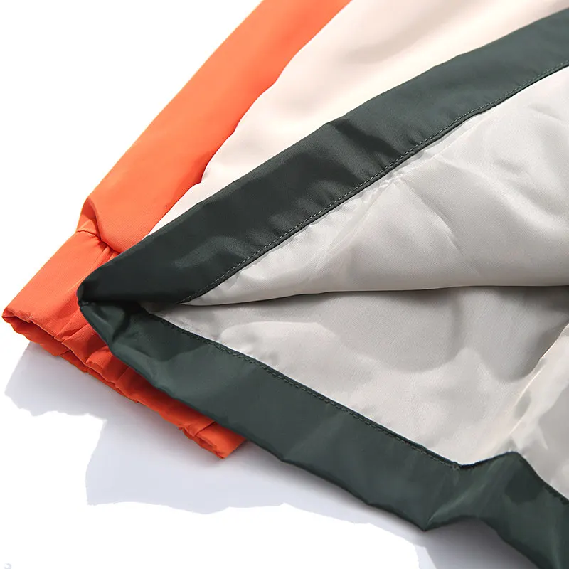 Harajuku Hooded Windbreaker Jacket Men Hip Hop Streetwear Hoodie Half Zip Jacket Coat Retro Color Block Track Jacket Autumn 2018 Harajuku Hooded Windbreaker Jacket Men Hip Hop Streetwear Hoodie Half Zip Jacket Coat Retro Color Block Track Jacket Autumn 2018