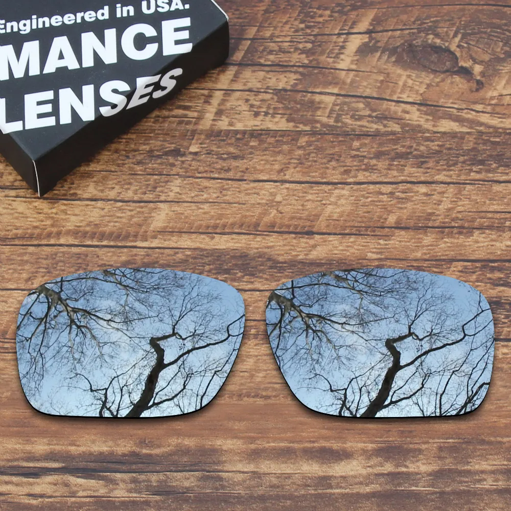 

ToughAsNails Polarized Replacement Lenses for Oakley Holbrook Sunglasses Metallic Silver (Lens Only)