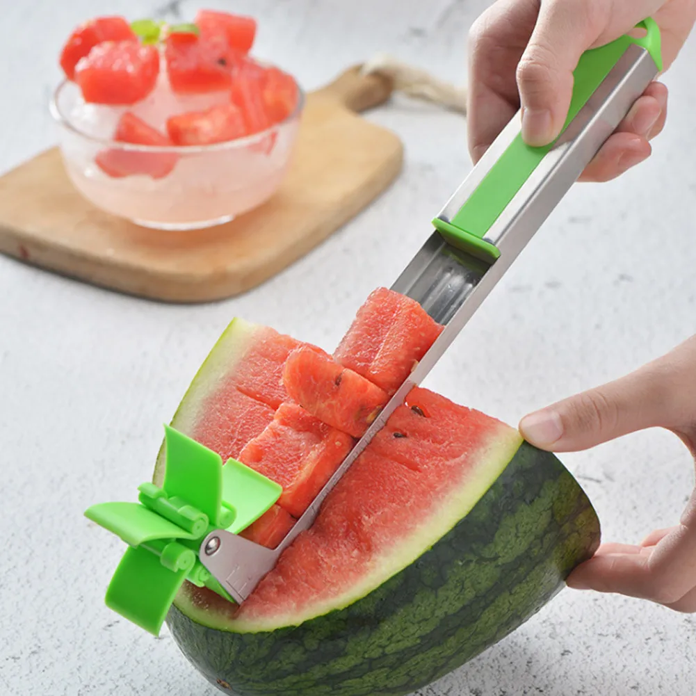 

Watermelon Cutter Windmill Shape Stainless Steel Tool for Cutting Fruit LBShipping