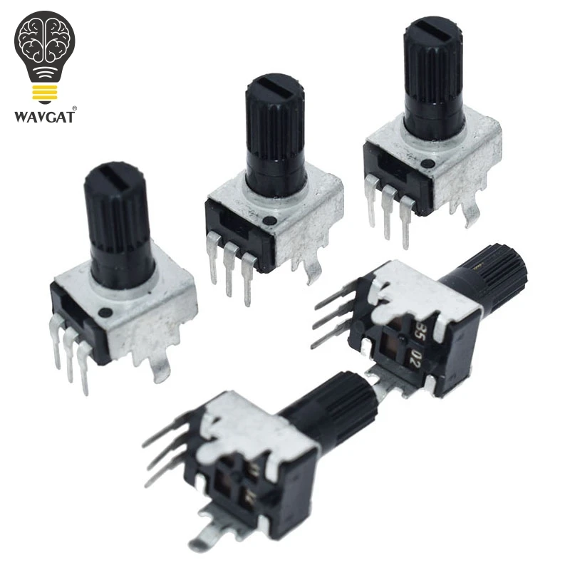 10 шт. RV09 вертикальный 12,5 мм вал 5 к 10 к 50 к 100 к 0932 регулируемый резистор 9 тип 3Pin уплотнительный потенциометр