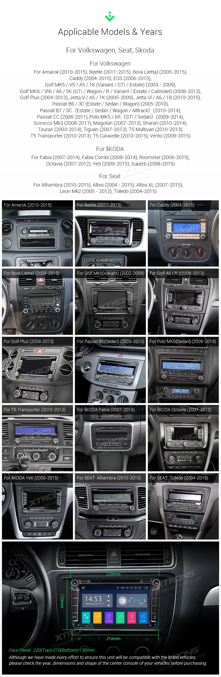 Discount 8" Android 9.0 Pie OS Car DVD Multimedia GPS Radio for Skoda Roomster 2003-2015 & Skoda Octavia 2004-2013 & Skoda Yeti 2009-2015 3