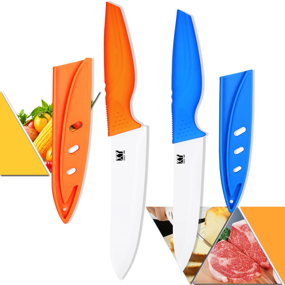 XYJ Brand Ceramic Knives 5 Inch Slicing 6 Inch Chef Kitchen Knives