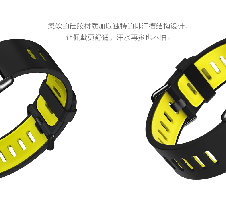 Ремешок на запястье 22 мм спортивные силиконовые полосы для Xiaomi Huami Amazfit Bip BIT PACE Lite Молодежные умные часы сменный ремешок умные часы