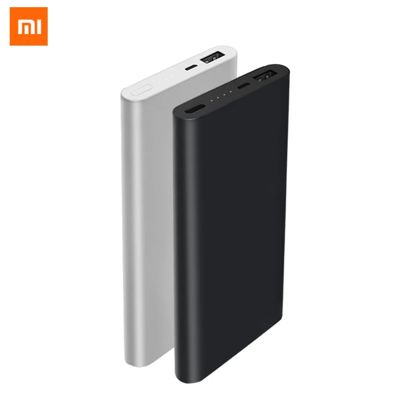 Original Xiaomi banco de la Energía 2 10000 mAh 18650 batería Powerbank Portátil Micro usb de batería externa Para el iphone 5 6 7 móvil teléfonos