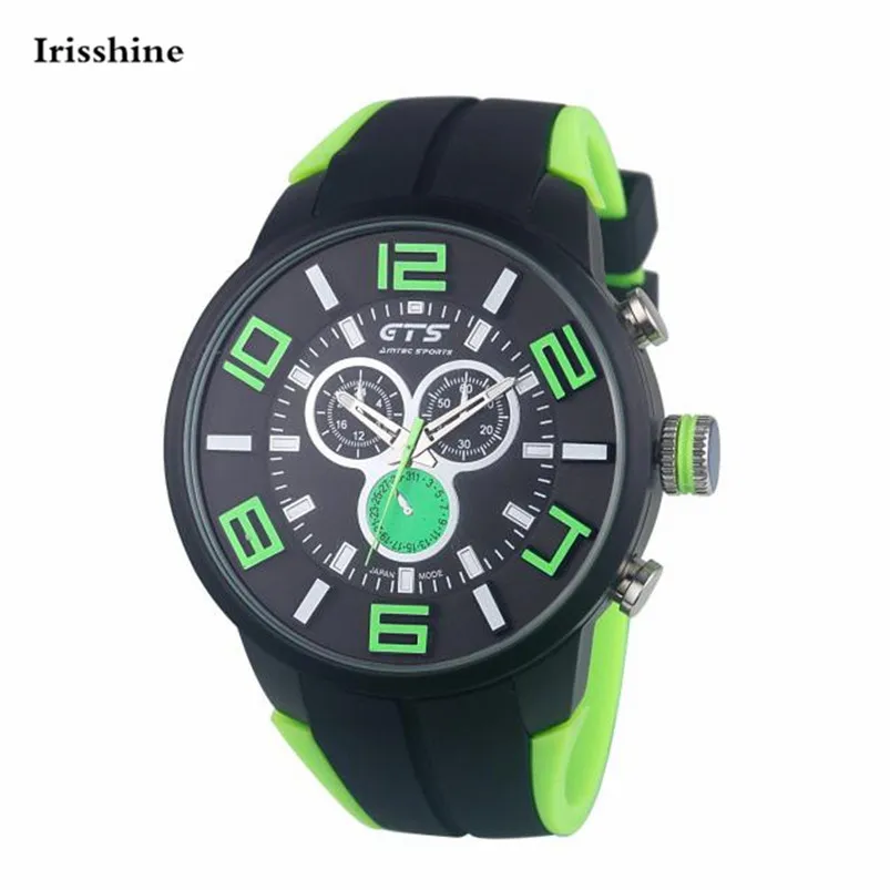 

Irisshine C66 brand luxury Men watches montre homme Men's Luxury Stainless Steel Analog Quartz Sport Wrist Watch Waterproof IPX5