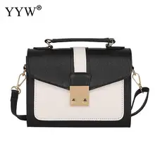 Брендовые Роскошные Для женщин из искусственной кожи Сумки сращены сумка для женский, черный Сумки на плечо известных брендов женские Crossbody мешок