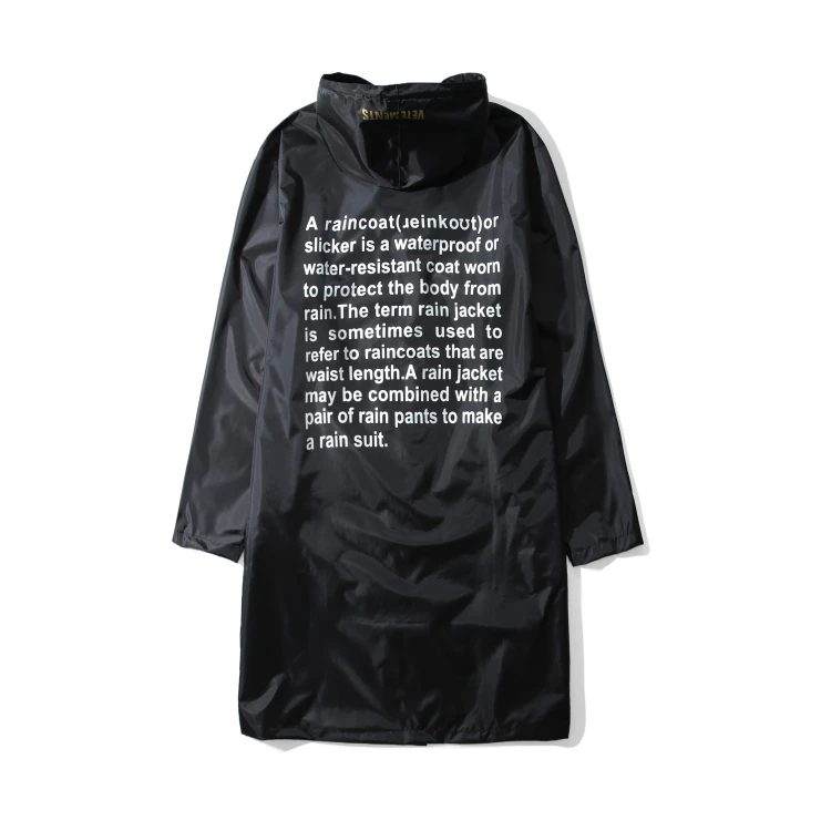 2018 новейший Топ в стиле хип хоп kanye west fashion Vetements DHL с буквенным принтом один размер