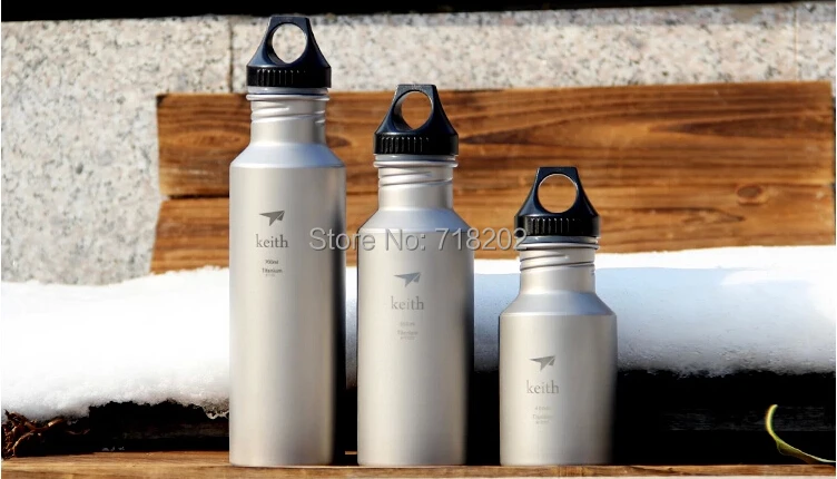 Нетоксичная титановая бутылка/чайник емкостью 400 мл/нагрев непосредственно для наружного/кемпинга/пешего туризма