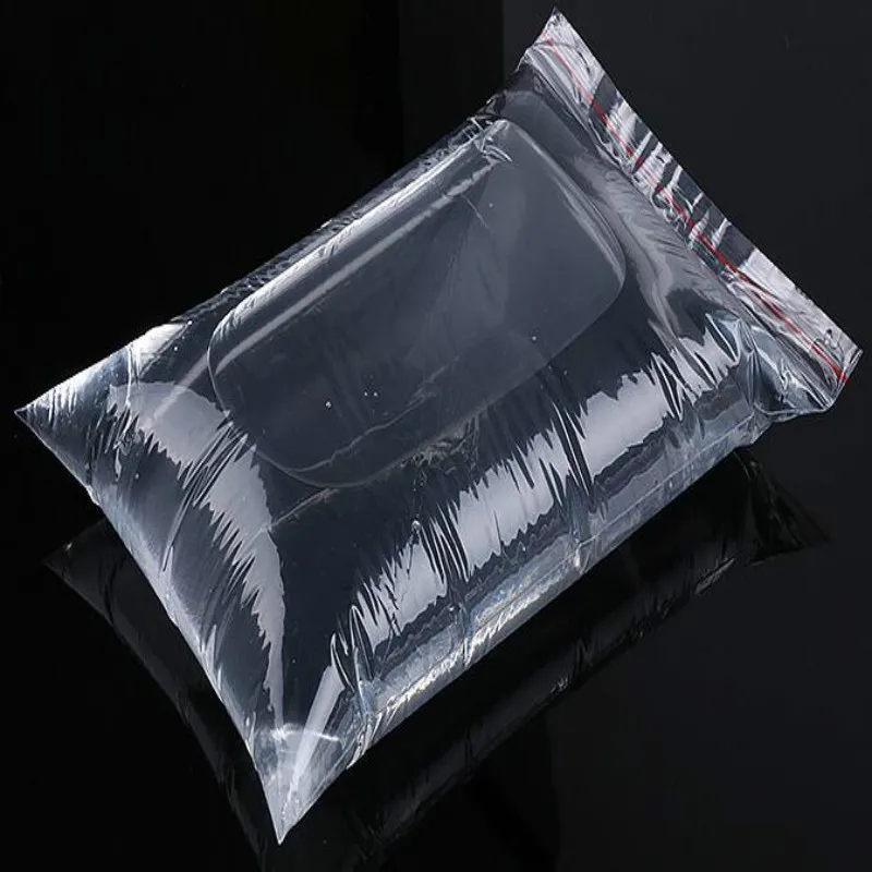 100pcs/lot Clear Plastic Bag Transparent Bags Ziplock Packaging Self Adhesive Seal Waterproof Bags 19040201