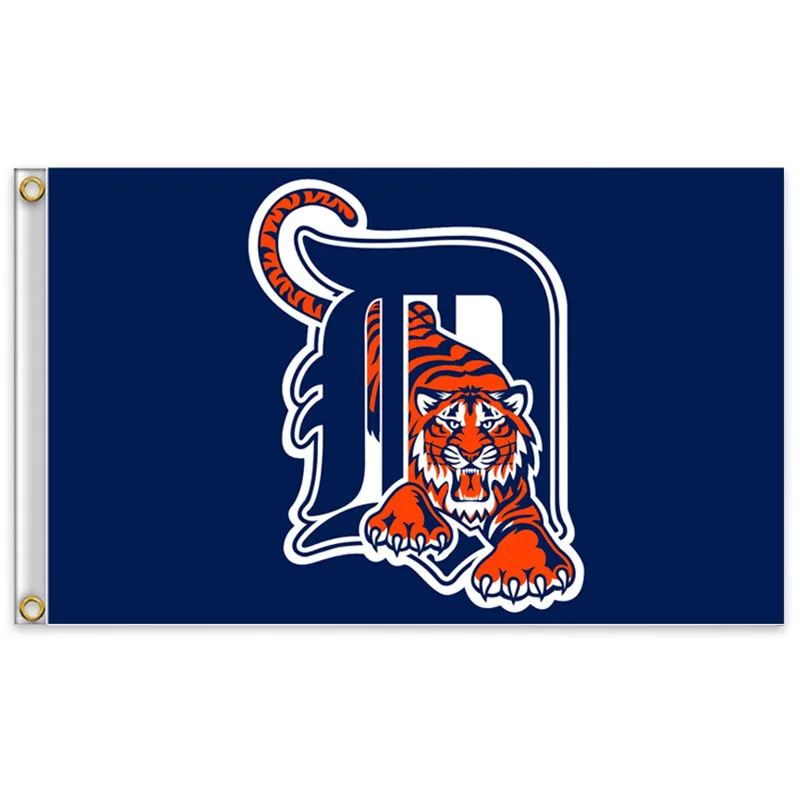 Detroit Tigers Flag 3 X T FEET (90 * 150 CM) ML*in Flags, Banners