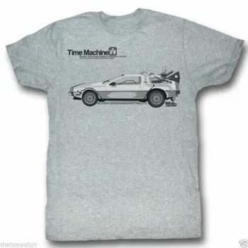 

T-Shirts Sizes S-3XL New Back to The Future Delorean Mens Time Machine T-Shirt