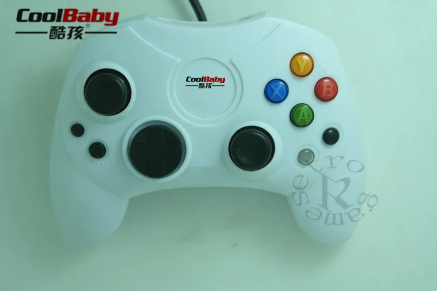 Прозрачные цвета Классический проводной джойстик контроллер для Microsoft Xbox XBOX