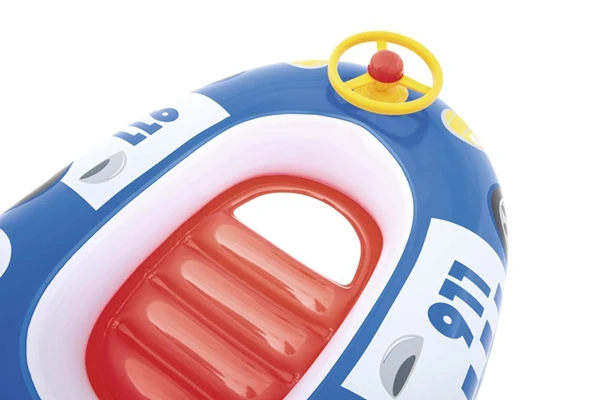 Надувной детский автомобиль Лодка Float с тени Рог Плавание воды игрушки Fun плавает бассейн надувной плот буй шкафа Piscina