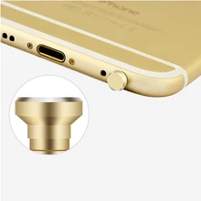 Металлический телефон 2 в 1 sim-карта лоток Извлечение Pin инструмент и 3,5 мм разъем для наушников пылезащитный колпак гаджет для iPhone 66s 5S xiaomi#15