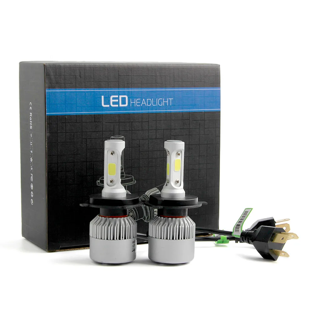 

Car Led Light H4 110W 16000LM LED Headlight Conversion Kit Car Beam Bulb Driving Lamp 6000K MAY04