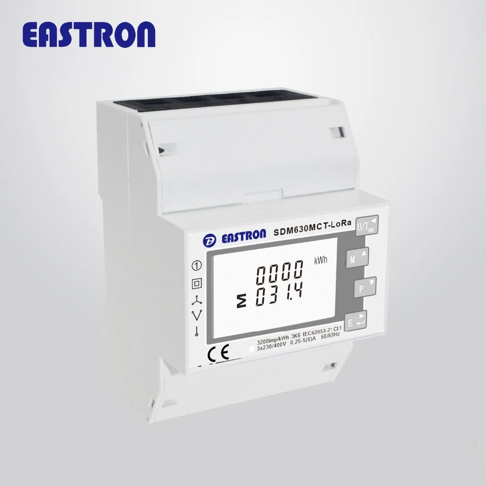 

SDM630MCT-LoRa 1A/5A CT connected LoRaMesh Wireles Mutli-Function Three Phase Din Rail Energy Meter