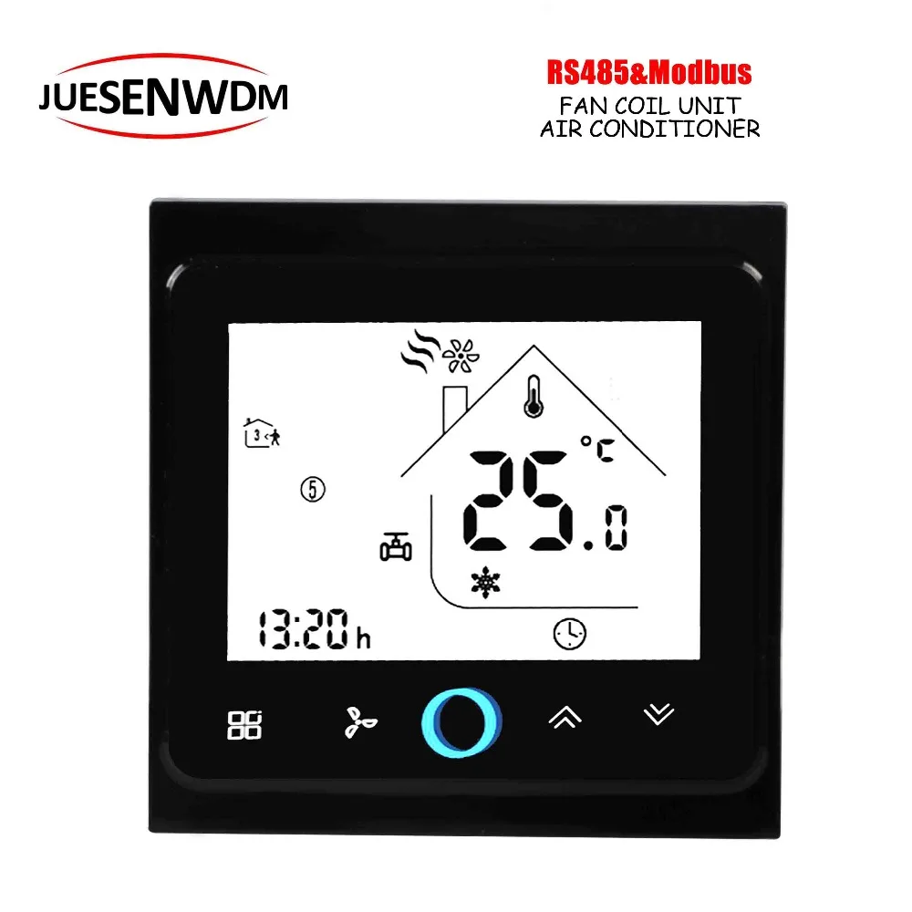 95 240VAC 24VAC 2 трубы умная температура отопления охлаждения термостат Modbus & RS485 RTU