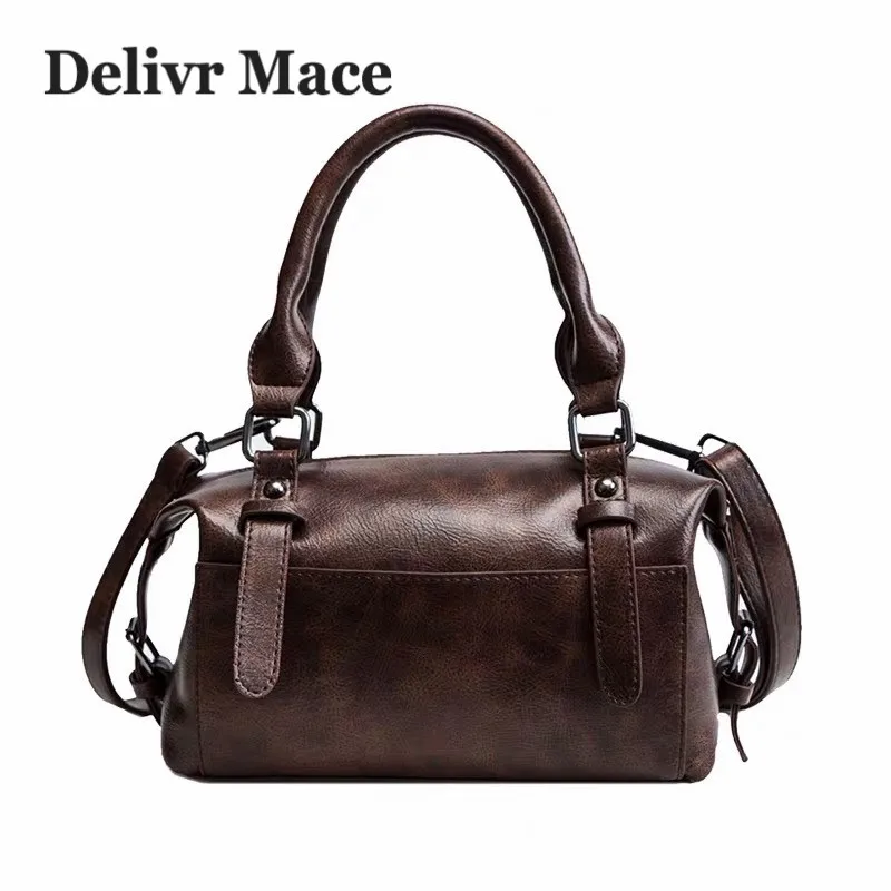 

Shoulder Bag Female 2019 Vintage Brown Crossbody Bags For Women Top- Hand Bolso Mujer Handbag Female Ladies Crossbody Bag