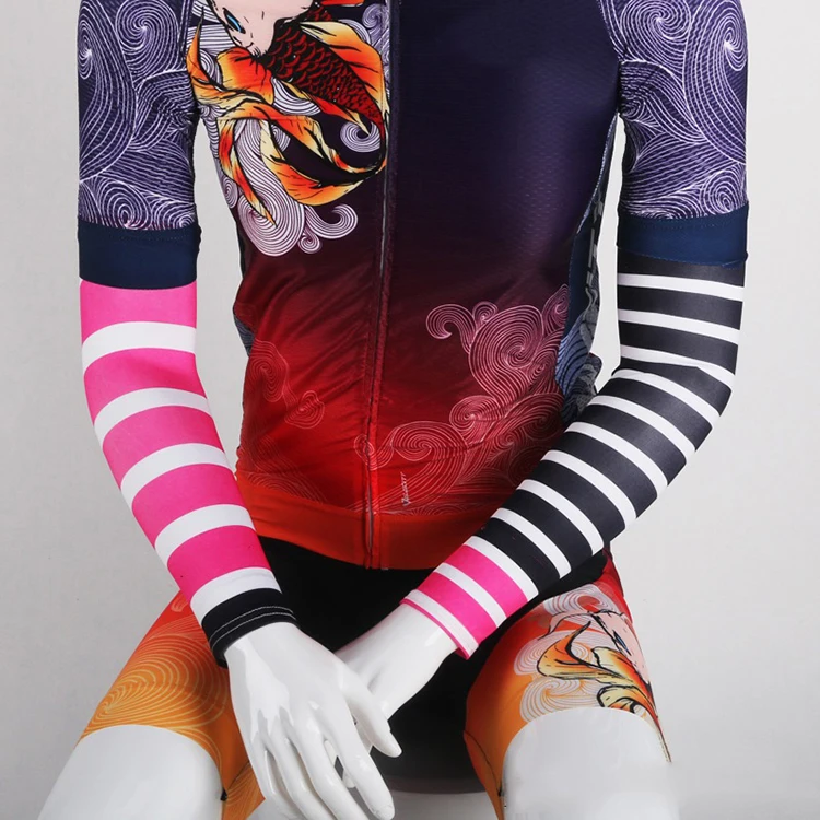 1 Pair Breathable UV Protection Cycling Running Arm Sleeves Cuff Cover Driving Riding Protective Bike Sport Arm Warmers Sleeves