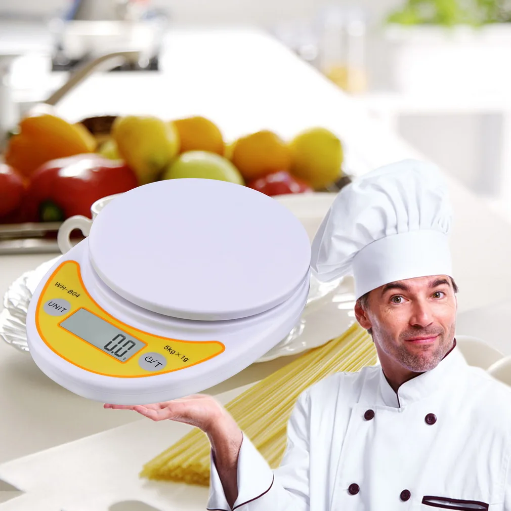 

Brand New 5kg/1g LCD bilancia balanza Digital Electronic weight Kitchen Scale for Food Balance Weighing scales