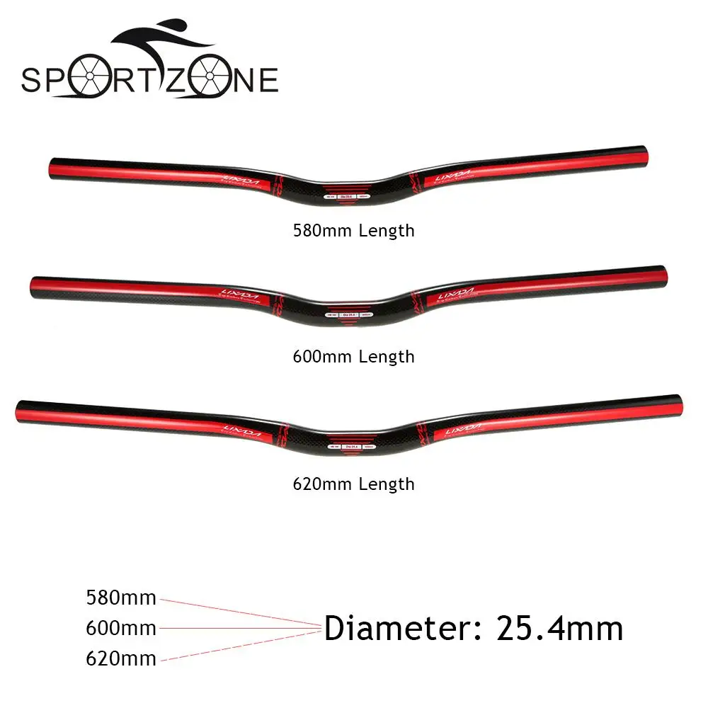 Buy 580mm/600mm/620mm*25.4mm Bicycle Handlebar