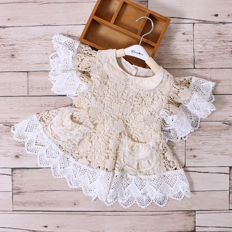 Buy Baby Girl Clothes Princess Dress Cream Lace Dress