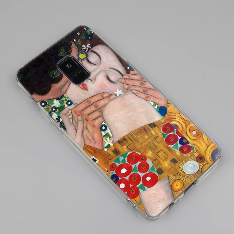 И поцелуй Густава Климта силиконовый чехол для Samsung Galaxy A50 A30 A10 A40 A6 A8 плюс A20 E A5 A7 2018