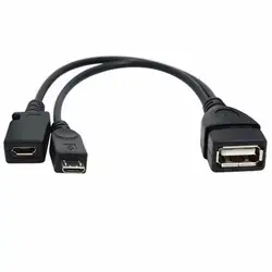 3 USB концентратор LAN Ethernet адаптер + кабель USB OTG для пожарной палки 2ND GEN или FIRE TV3
