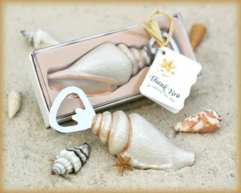 

Unique Beach Wedding favor of Sea Shell Bottle Opener wedding souvenirs 30pcs