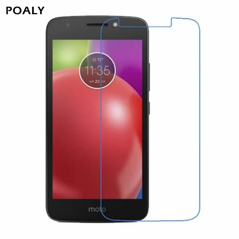 (POALY) 2 шт. для закаленного стекла Motorola Moto E4 защита экрана E 4 Plus Защитная пленка