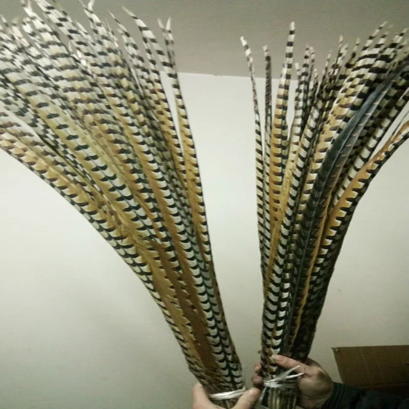 

50 personal computer natural Reeves pheasant feather 90-100 cm / 36-40 feet stage performance clothing diy accessories proposal