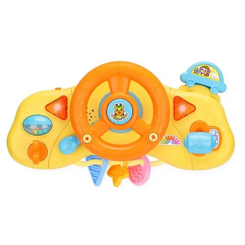 Детская погремушка на руль, музыкальный колокольчик, музыкальные инструменты, мобильная игрушка для детей, развивающая игрушка для детей, подарок - Цвет: B