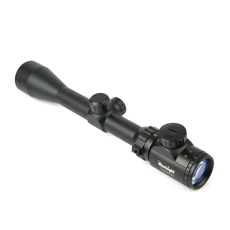 Bestsight 3-9x40 Золотое изготовление тактическая оптика Riflescope открытый сетка оптический прицел для страйкбола ружья охотничьи прицелы