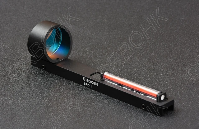 Shooin SFD I escopeta ligera de caza de fibra óptica roja 1x punto rojo mira holográfica ajuste escopeta rib R9192