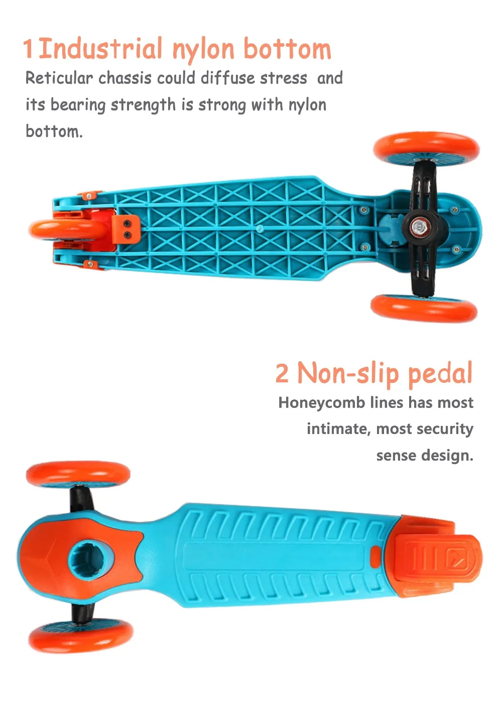BULEX детский трехколесный скутер с толстым алюминиевым материалом patinete infantil