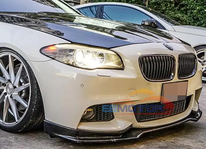 E Type Front lip Spoiler for BMW F10 F11 5-SERIES 528i 535i 550i MTECH M-Sport bumper 2011+