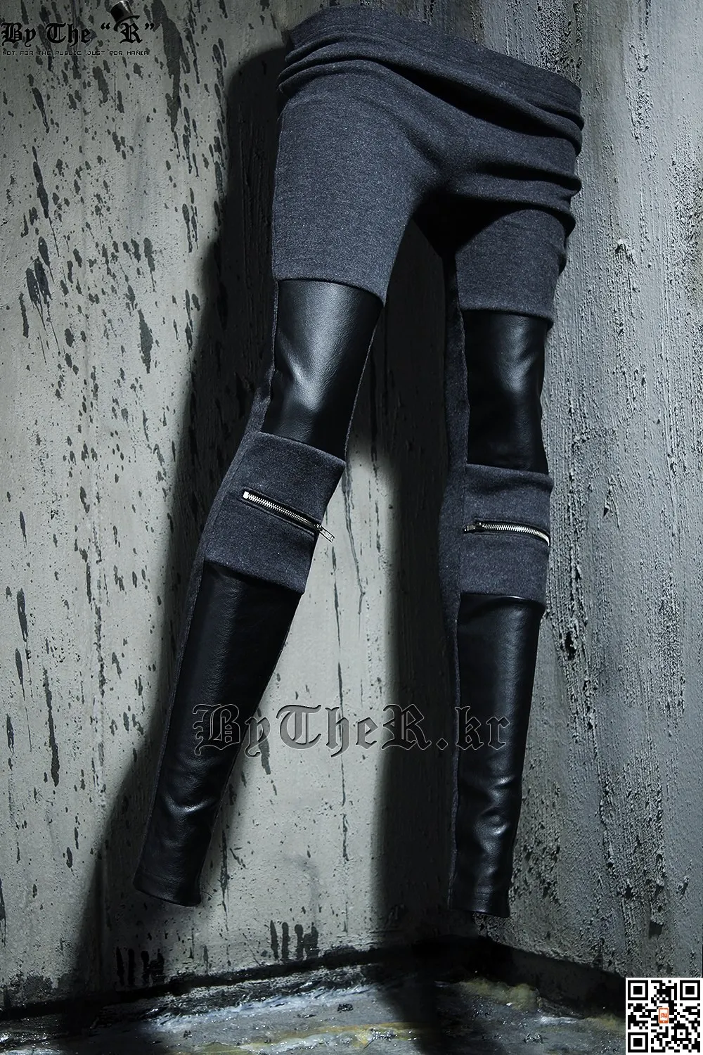 

27-44 2017 men clothing GD Hair Stylist slim legging avant-garde leather zipper tight legging trousers plus size singer costumes