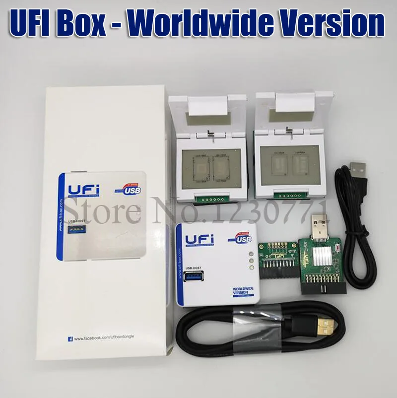 UFI Box-Всемирная версия и 169-FBGA, 153-FBGA, 162-FBGA, 186-FBGA BGA221/BGA254 2в1 eMMC/eMCP разъем