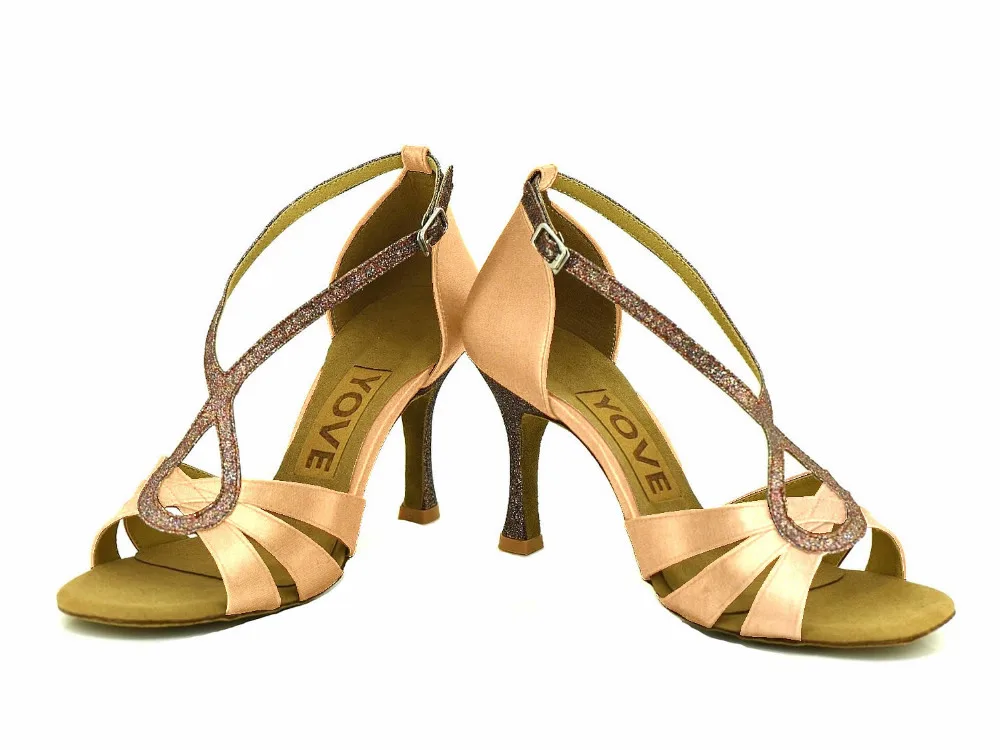 Buy YOVE Customizable Dance Shoe Satin Women's Latin