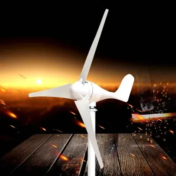 

DC12V/24V 100W/200W/300w/400W Permanent Magnet Wind Turbine Generator With Rectifier Built-in Wind Generator