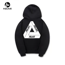 2017 Spring New Palace Hoodies Men Women 100% Cotton Palace Skateboards Thick Flocking P Sweatshirt Palace Hooded Jacket Men