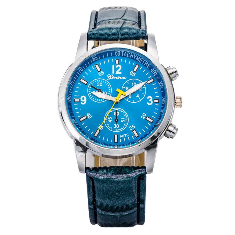 NEW Fashion Quartz Wristwatches Retro Classical Solemn Design Leather Band Analog Alloy Quartz Business Wrist Watch#2AP24B (6)