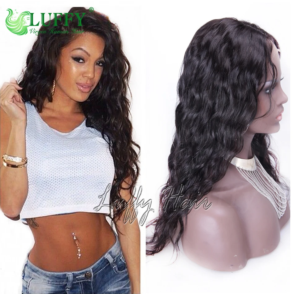 

130 Density Virgin Peruvian Lace Front Wigs With Baby Hair Deep Wavy Glueless Full Lace Human Hair Wigs For Black Women