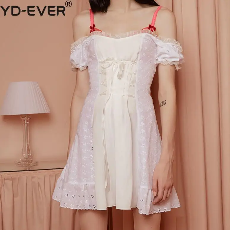 white lace day dress