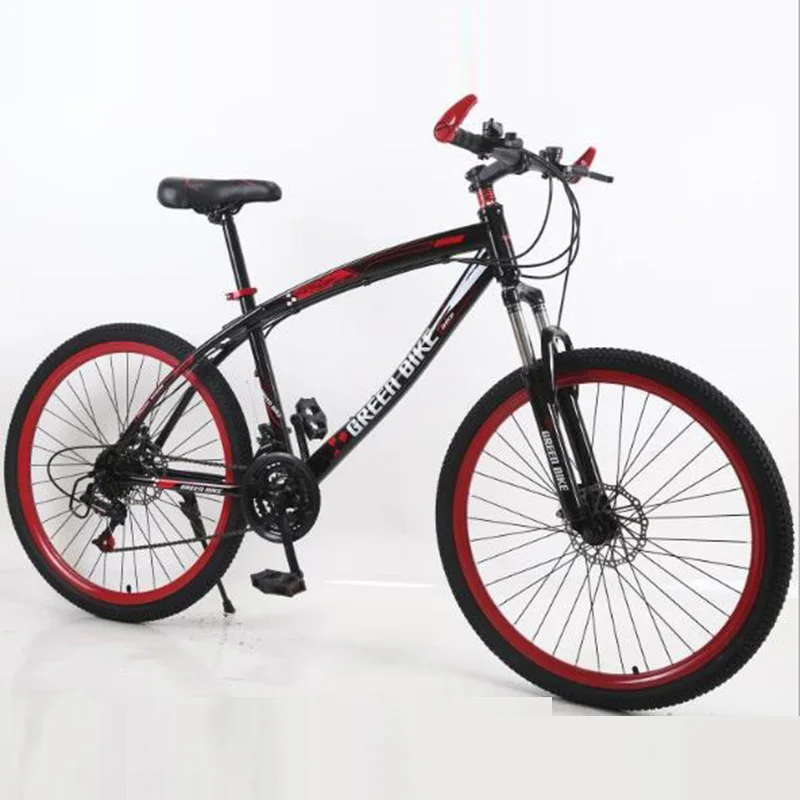 Cheap Variable speed mountain bike adult cross-country bicycle dual shock absorber disc brake soft tail variable speed bicycle 3