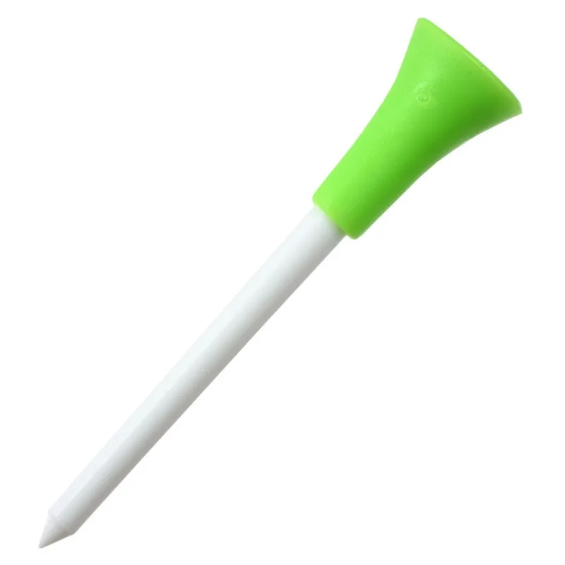 Outdoor Golf Aids 30pcs/lot Multi Color Plastic Golf Tees Rubber 83mm Cushion Top Golf Tee Golfer Training Accessories