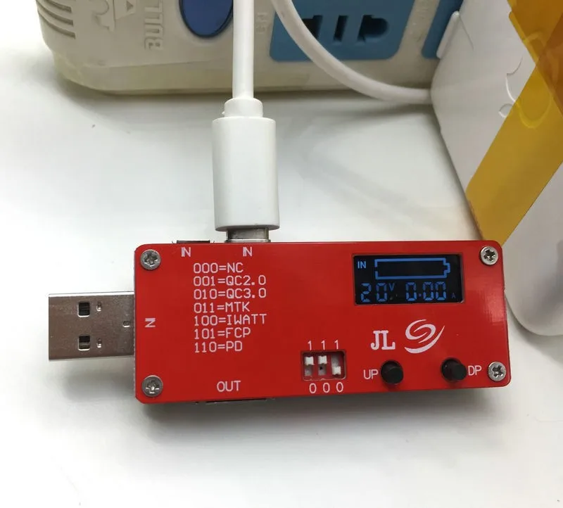 Тестовая плата напряжения и тока type C PD decoy QC3.0 тестовая тестер