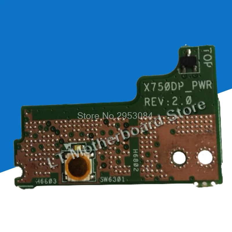 Оригинальный Для X550 K550D K555Z X750DP X550ZE X750DA VM590Z X550DP X555Z X550ZA выключатель питания плата PWR